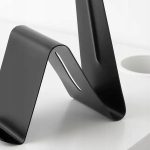 UCHWYT NA KOMÓRKĘ STOJAK NA TELEFON TABLET CZARNY - obrazek 3