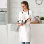 IKEA HILDEGUN FARTUCH KUCHENNY W PASKI 63x84 cm - obrazek 2