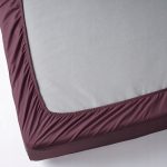 IKEA ULLVIDE PRZEŚCIERADŁO Z GUMKĄ CZERWONE BAWEŁNA 160x200 - obrazek 4