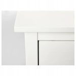 KOMODA HEMNES NA KÓŁKACH 2 SZUFLADY BIAŁY 54x66 CM - obrazek 4