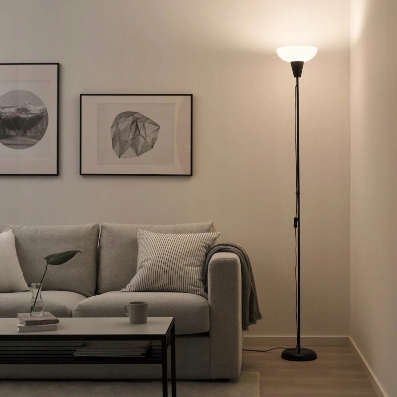 LAMPA PODŁOGOWA WYSOKA LAMPKA IKEA TAGARP 180 CM - obrazek 2