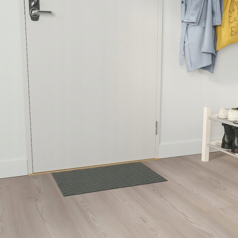 IKEA OSTERILD Wycieraczka, ciemnoszara 40x60 cm - obrazek 3