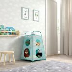 IKEA TIGERFINK PÓŁKI Z PRZEGRODAMI TURKUSOWE - obrazek 3