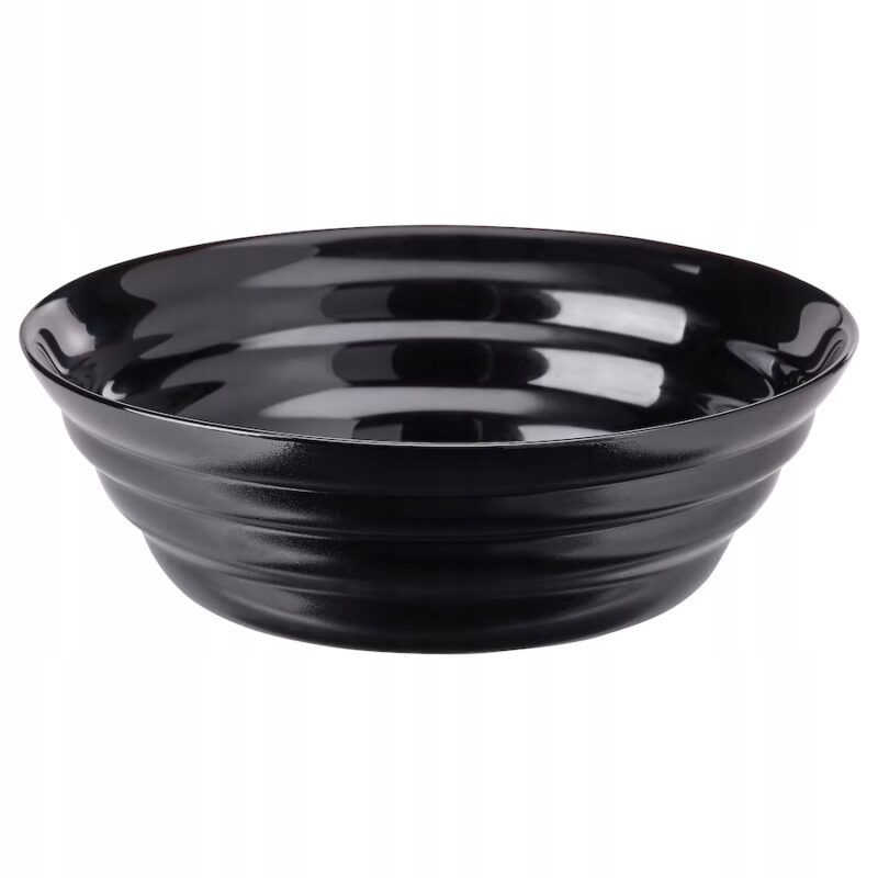 IKEA NATBARB Talerz miseczka czarna 14 cm