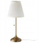 IKEA ARSTID LAMPA STOŁOWA MOSIĄDZ/BIAŁY 55cm