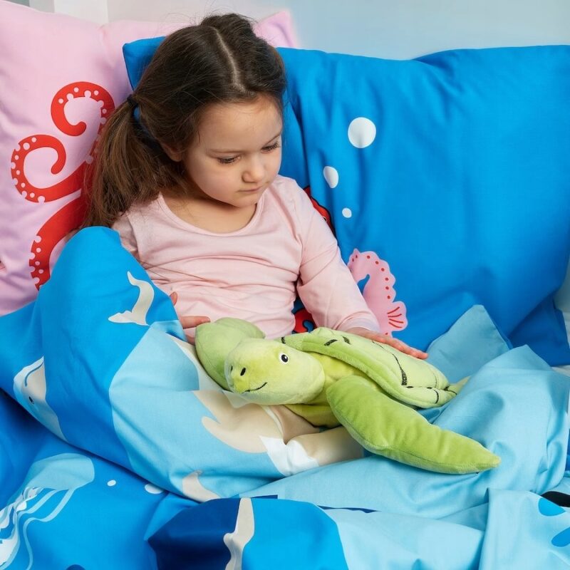 IKEA BLAVINGAD ŻÓŁW MASKOTKA PLUSZAK 44 CM - obrazek 3