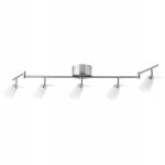 IKEA TIDIG LAMPA SUFITOWA 5 REFLEKTORÓW NIKIEL