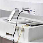 IKEA KALKSTUFF UCHWYT DO KABLI BIAŁY 3 SZT. - obrazek 3