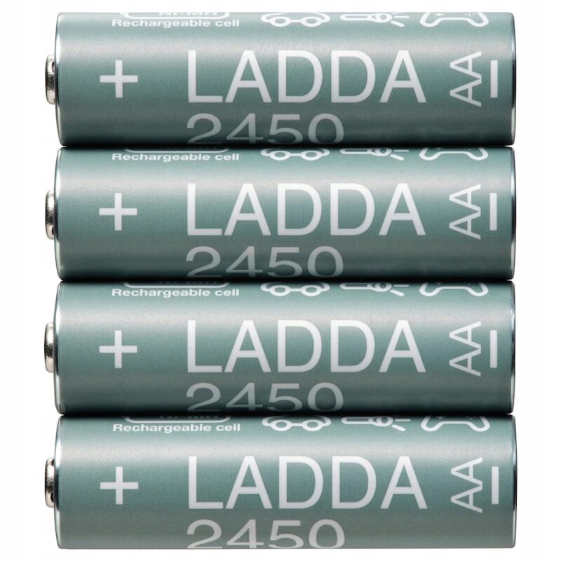 IKEA LADDA BATERIE DO ŁADOWANIA AA 1.2V 2450mAh