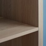 IKEA KALLAX REGAŁ DĄB BEJCOWANY NA BIAŁO 77X147X39CM - obrazek 3