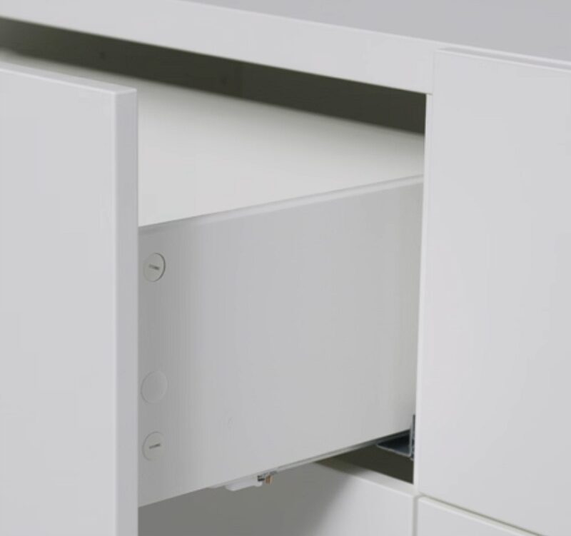 IKEA BESTA SZYNA PROWADNICA DO SZUFLAD 37 cm 2 SZT - obrazek 2