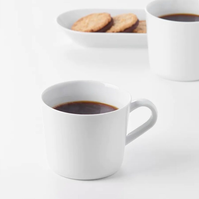 KUBEK BIAŁY PORCELANA - IKEA 365+ DUŻY 360 ML - obrazek 2