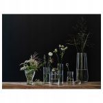 IKEA TIDVATTEN WAZON SZKLANY BEZBARWNY 17 cm - obrazek 4