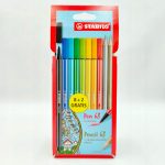 FLAMASTRY STABILO 8 SZT. + DWA OŁÓWKI - obrazek 4