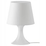 LAMPA STOŁOWA NOCNA LAMPA IKEA BIAŁA
