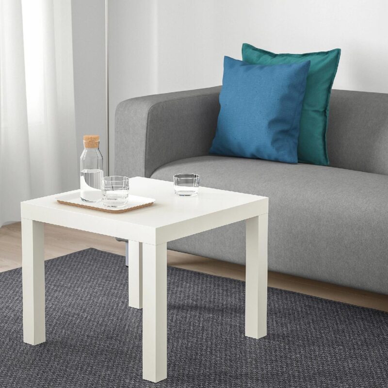 ŁAWA STOLIK KAWOWY 55x55 cm IKEA LACK BIAŁY - obrazek 2