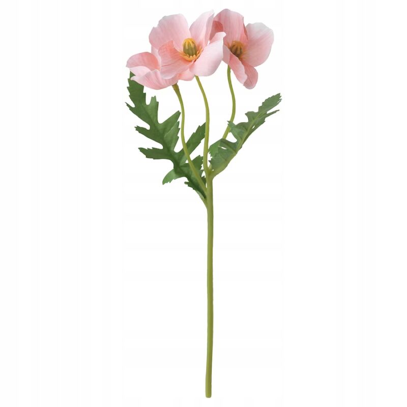 IKEA SMYCKA Sztuczny kwiat gałązka Mak różowy 27cm
