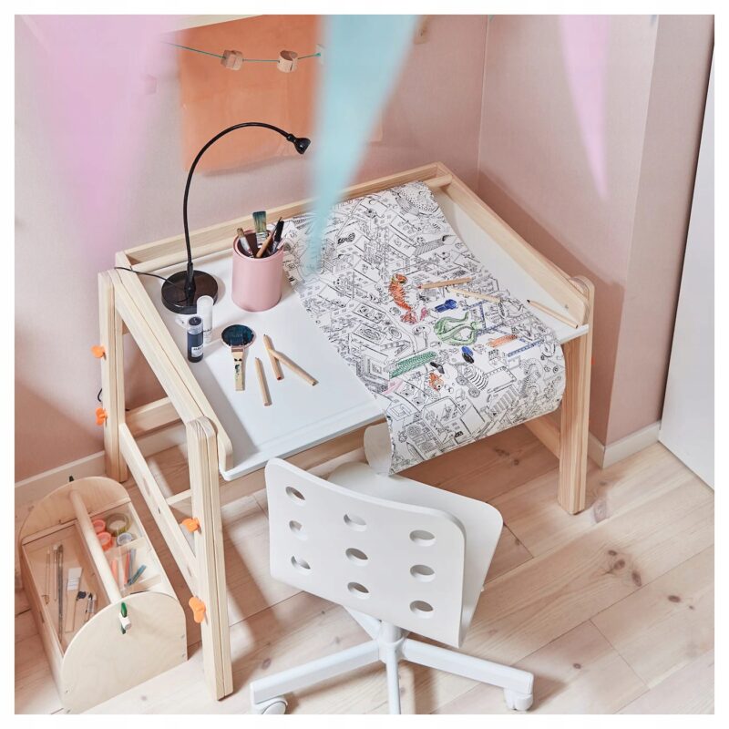 BIURKO DLA DZIECKA IKEA FLISAT REGULOWANE - obrazek 2