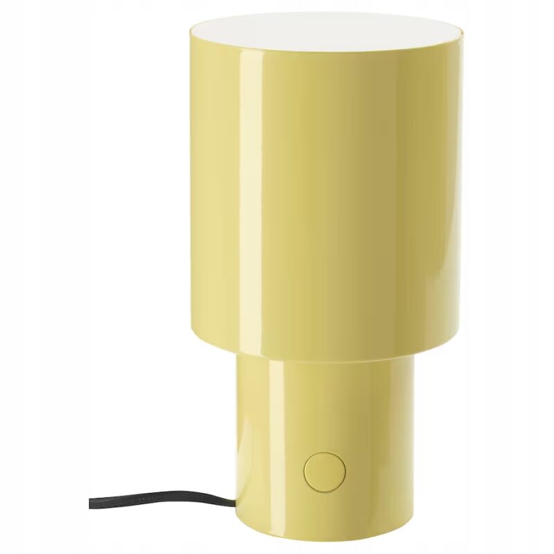 IKEA SPETSBOJ LAMPA STOŁOWA ZÓŁTA 22 CM