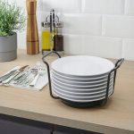STOJAK UCHWYT NA TALERZE ANTRACYT UPPDATERA IKEA - obrazek 2