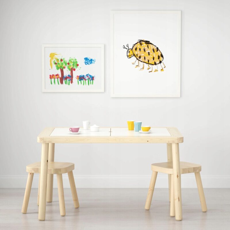STOLIK DZIECIĘCY IKEA FLISAT 83x58 CM - obrazek 4