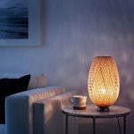 IKEA BOJA LAMPA STOŁOWA BAMBUS 40X20CM - obrazek 2