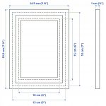 IKEA LOMVIKEN RAMKA NA ZDJĘCIA W ZŁOTYM KOLORZE 13x18 CM - obrazek 5