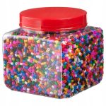 KORALIKI PUDEŁKO RÓŻNE KOLORY IKEA PYSSLA 600 G