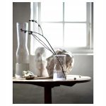 IKEA TIDVATTEN WAZON SZKLANY BEZBARWNY 17 cm - obrazek 3