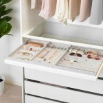 IKEA KOMPLEMENT WKŁAD Z 4 PRZEGRÓDKAMI SZARY 25x53 - obrazek 2