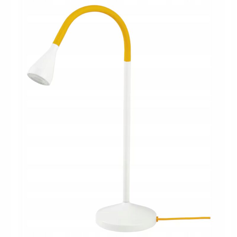 IKEA NAVLINGE LAMPKA NA BIURKO LED, ŻÓŁTO/BIAŁY