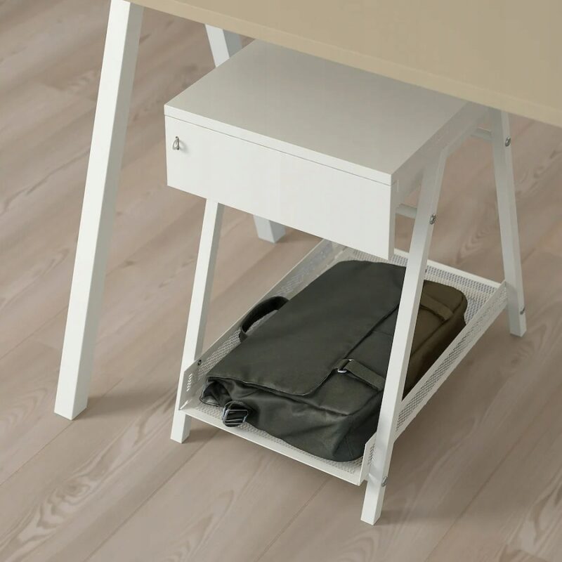 IKEA TROTTEN KOMODA Z SZUFLADĄ BIAŁA 34x56 CM - obrazek 3