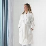 IKEA ROCKAN SZLAFROK BIAŁY ROZMIAR S/M - obrazek 2