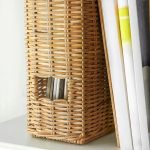 IKEA TRUMMIS SEGREGATOR RĘCZNIE WYKONANY RATTANOWY - obrazek 3