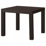 ŁAWA STOLIK KAWOWY 55x55 cm IKEA LACK Czarnybrąz