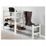 IKEA TJUSIG PÓŁKA NA BUTY BIAŁY 79 CM - obrazek 3