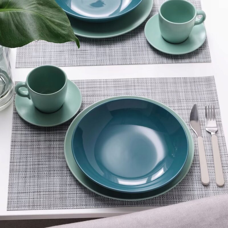 Talerz obiadowy głęboki Ikea FARGKLAR 23 cm - obrazek 2