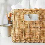 IKEA TRUMMIS KOSZ KOSZYK RATTANOWY 18x25x14 CM - obrazek 2