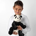 PANDA DUŻY PLUSZAK MIŚ PLUSZOWY KRAMIG 30 CM - obrazek 3