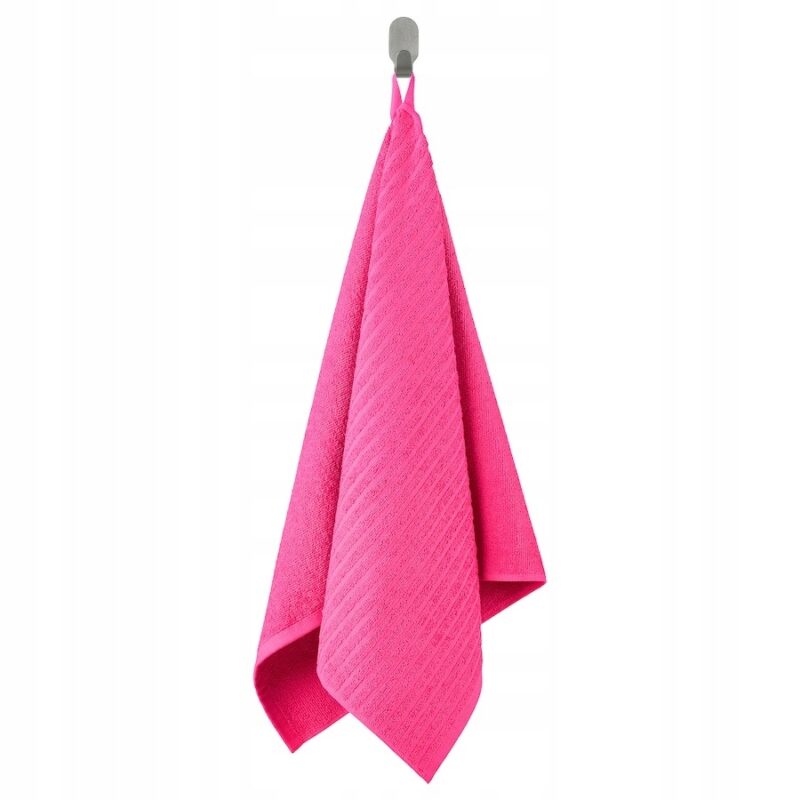RĘCZNIK KĄPIELOWY IKEA 50X100CM BAWEŁNA RÓŻOWY
