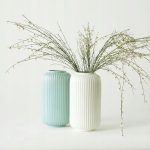 IKEA STILREN WAZON Z GLAZURY BIAŁY 22 cm - obrazek 3