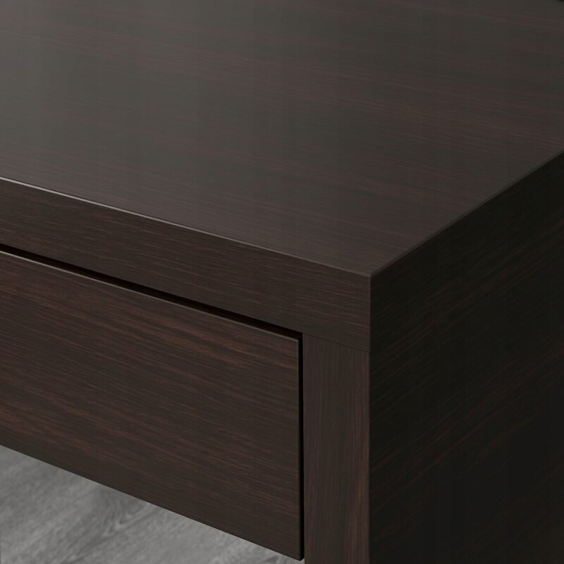 IKEA MICKE BIURKO CZARNOBRĄZ 73x50 CM - obrazek 2
