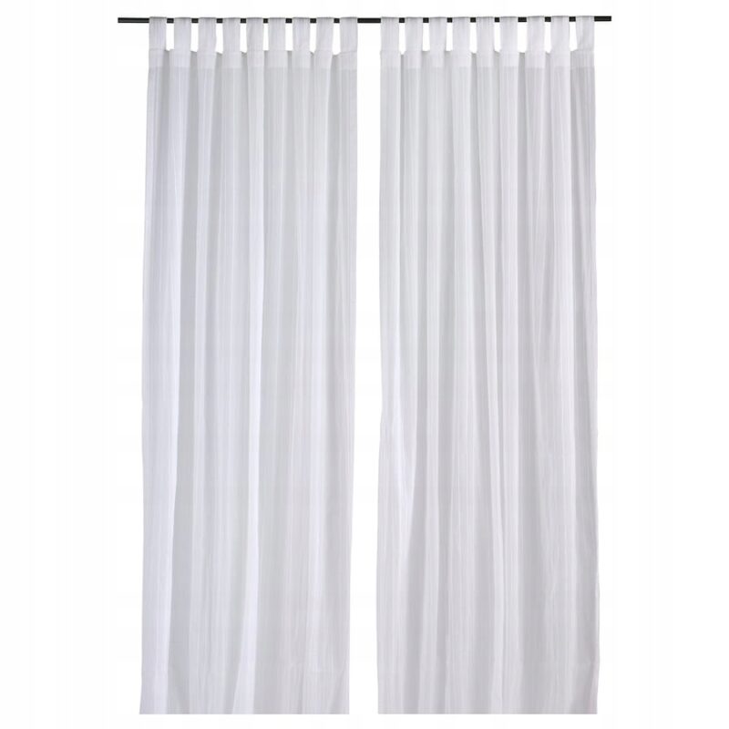 IKEA MATILDA FIRANKA BIAŁA 60x120 CM 1 SZTUKA PRZEZROCZYSTA