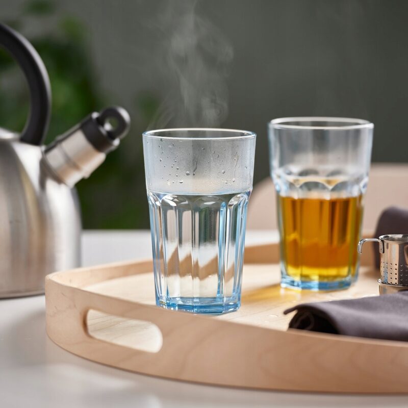 SZKLANKA DO NAPOJÓW IKEA POKAL JASNONIEBIESKA 0.35ML - obrazek 5