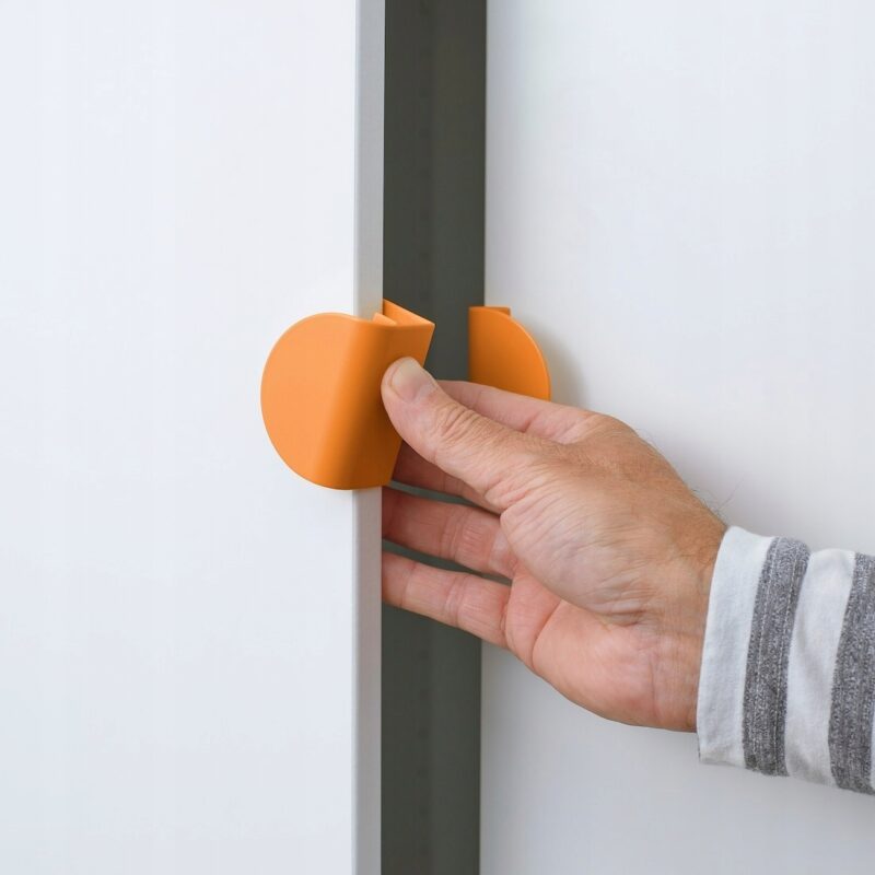 IKEA LATMASK UCHWYT MEBLOWY POMARAŃCZOWY 60 mm 2 SZT - obrazek 3