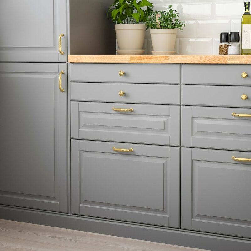 IKEA BODBYN FRONT SZUFLADY SZARY 60X40CM - obrazek 4