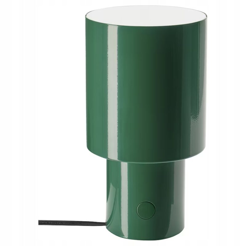 IKEA SPETSBOJ LAMPA STOŁOWA ZIELONA 22 CM