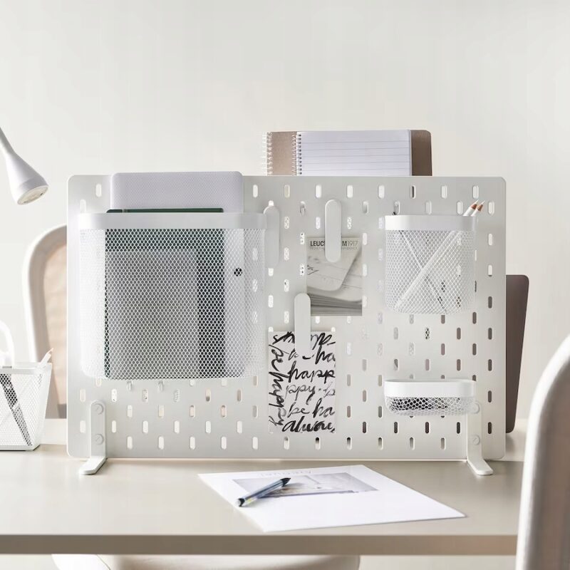 IKEA SKADIS Wolnostojąca tablica perforowana 56x37 - obrazek 3