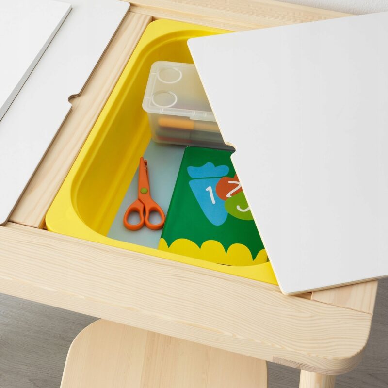 STOLIK DZIECIĘCY IKEA FLISAT 83x58 CM - obrazek 3