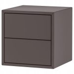 SZAFKA EKET 2 SZUFLADY CIEMNOSZARY 35x35x35cm